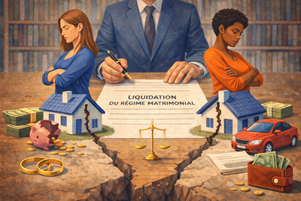 Le partage des biens après un divorce
