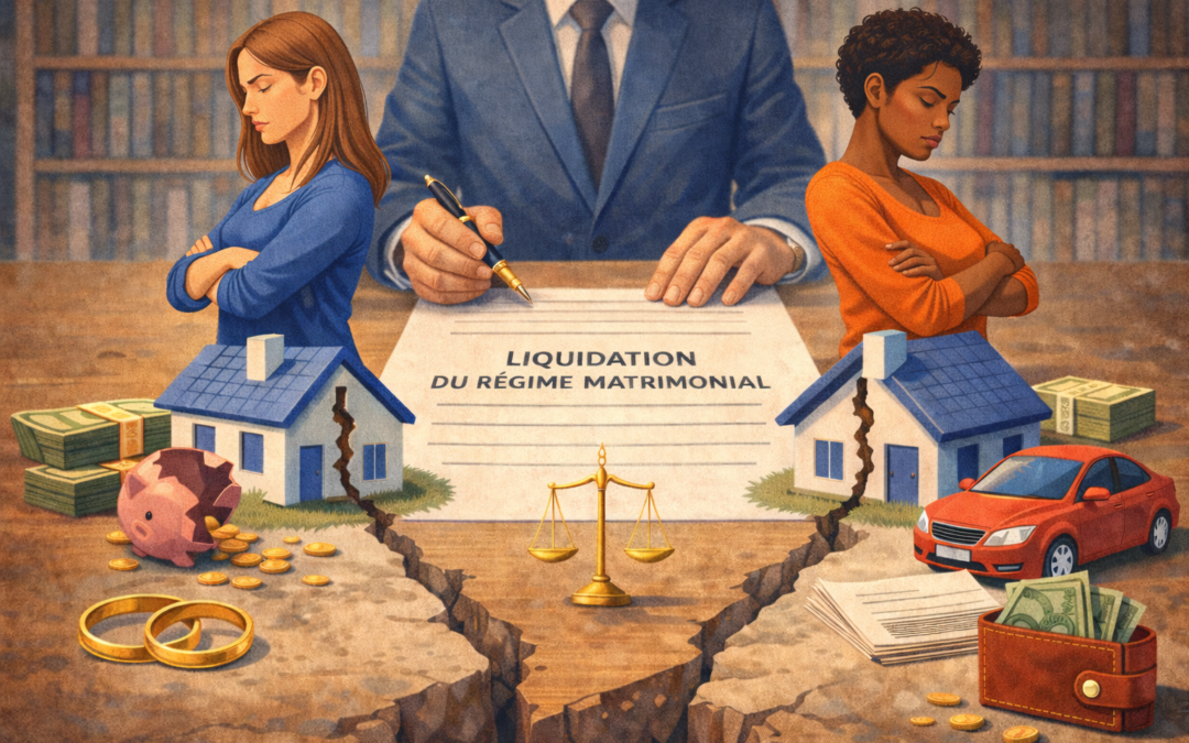 La liquidation du régime matrimonial : comment se déroule le partage des biens après un divorce ?