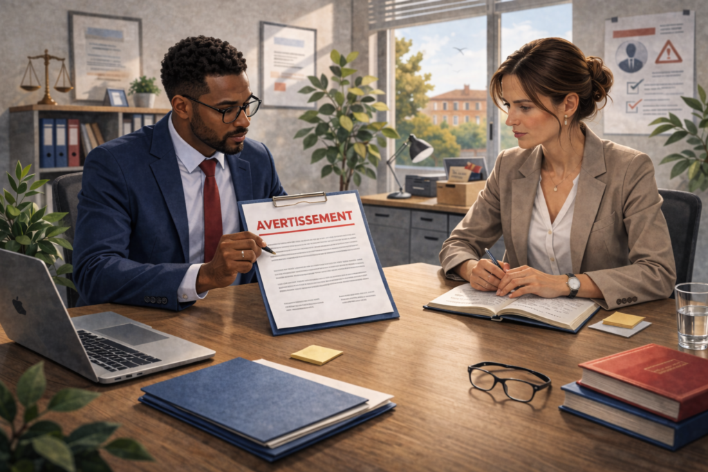 Avertissement d'un salarié