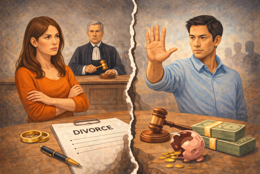 « Mon conjoint refuse de divorcer. Suis-je bloqué(e) ? »